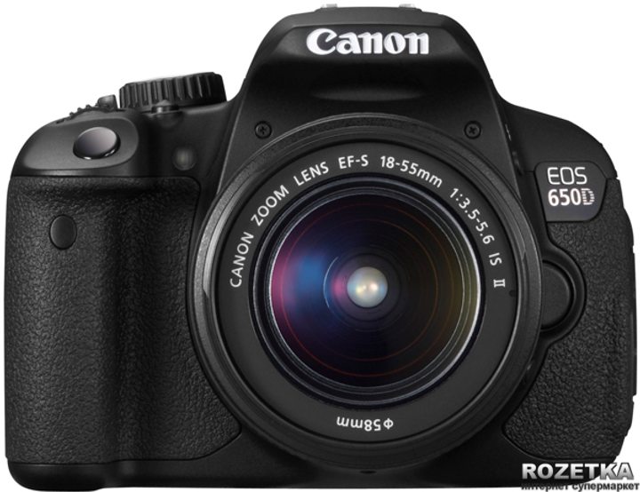 Фотоаппарат Canon EOS 650D 18-55 IS II + объектив 55-250 IS II ...
