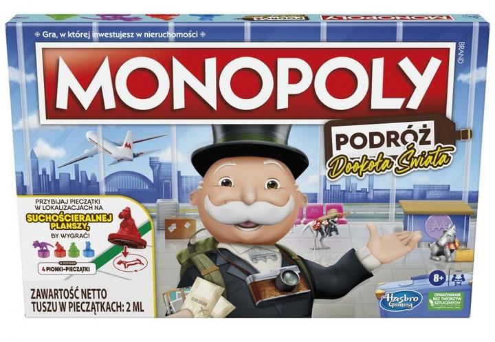 Gra planszowa Hasbro Monopoly Podróż dookoła świata (5010994124311) - obraz 1