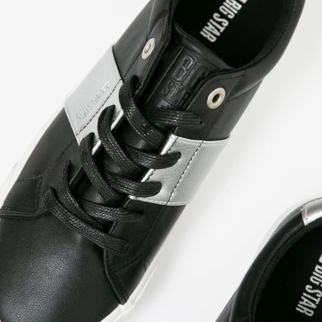 Жіночі кеди низькі Big Star JJ274360 37 Чорні (5900714501310) - зображення 4