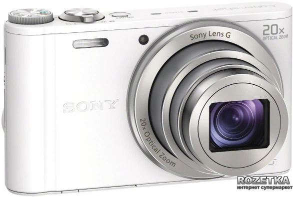 SONY Cyber −shot DSC−WX300ホワイト＋ケース Фотоаппарат Sony Cyber-shot DSC-WX300 White (DSCWX300W.RU3) +