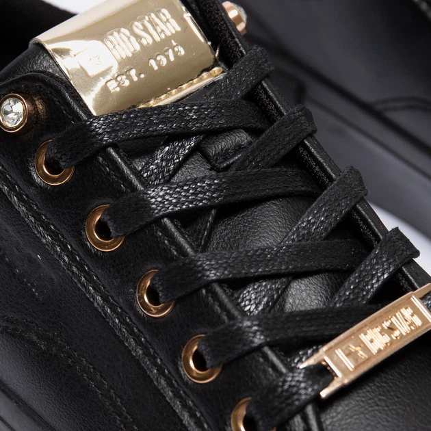 Tenisówki damskie do kostki Big Star NN274209 37 Czarne (5900714752811) - obraz 4