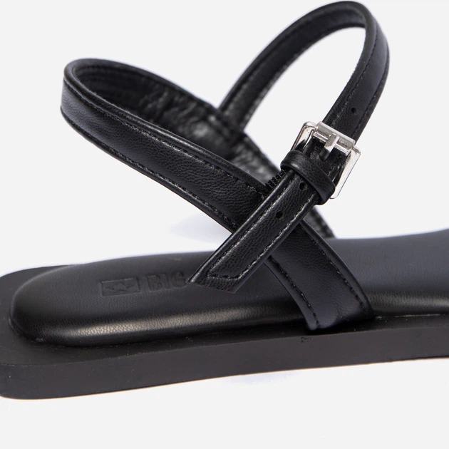 Sandały damskie płaskie Big Star NN274027 38 Czarne (5900714757281) - obraz 5