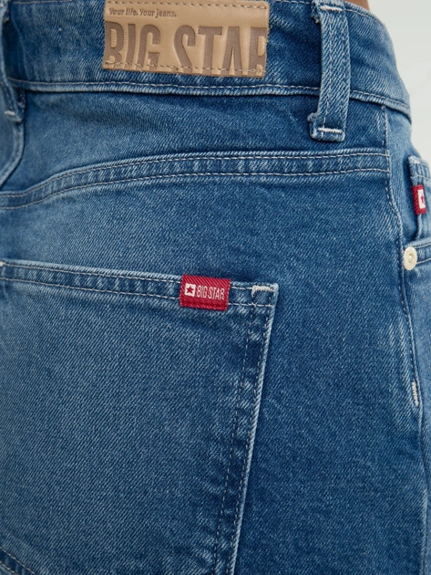 Spodenki damskie jeansowe Big Star Ayako-294 W24 Błękitne (5900714765842) - obraz 6