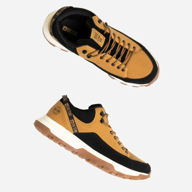 Чоловічі кросівки для трекінгу Big Star KK174242 42 Коричневі (5900714569174) - зображення 3