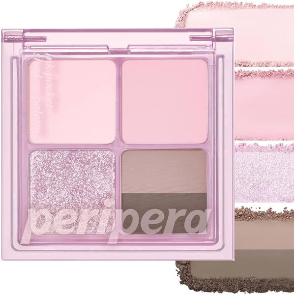 Палетка тіней у лілово-рожевих відтінках PERIPERA Ink Pocket Shadow Palette #002 Cool Summer Vibe - зображення 2