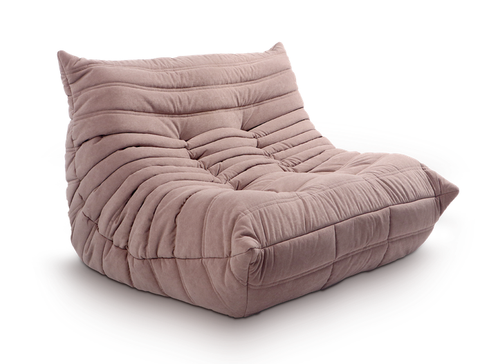 Кутовий модульний диван Fluffy Bag Mia Dream 320х190 см з підвищеною спинкою Бежевий - зображення 3