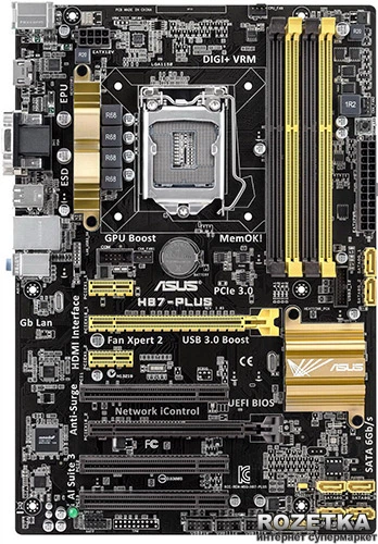 Материнская плата Asus H87-Plus (s1150, Intel H87, PCI-Ex16