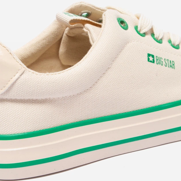 Trampki męskie do kostki Big Star NN174006 40 Beżowe (5900714750381) - obraz 6