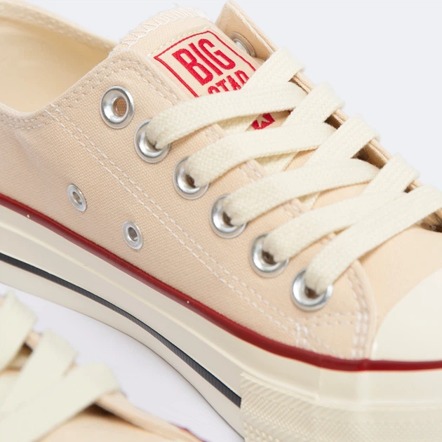 Чоловічі кеди низькі Big Star NN174100 44 Бежеві (5900714736903) - зображення 3