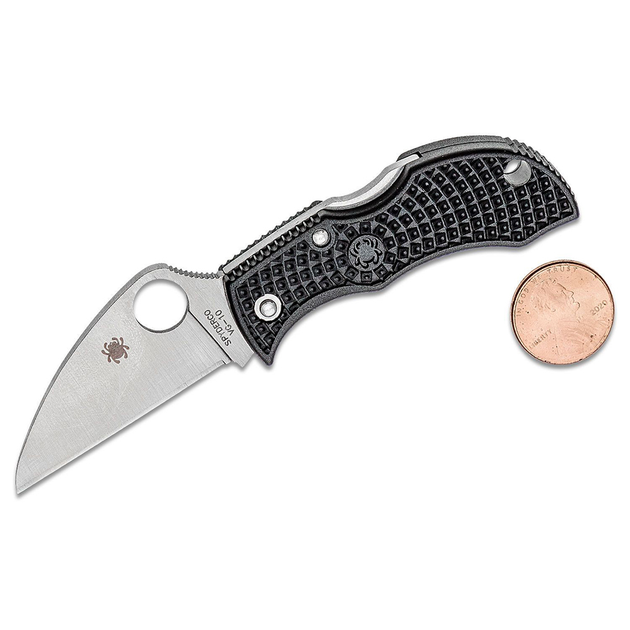 Складаний ніж Spyderco Manbug Wharncliffe black MBKWP - зображення 2