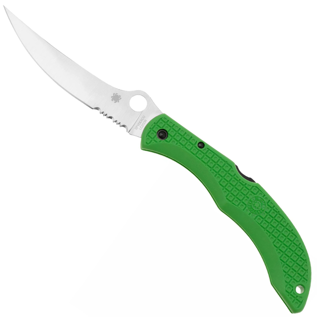 Складной нож Spyderco Catcherman Sprint Run LC200N FRN salt green C17PSGR - изображение 1