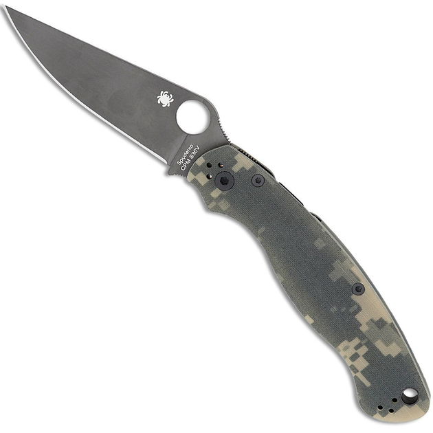 Складаний ніж Spyderco Military 2 Black Blade G-10 camo C36GPCMOBK2 - зображення 1