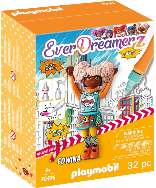 Фігурка Playmobil EverDreamerz Едвіна Світ коміксів з аксесуарами (4008789704764) - зображення 1