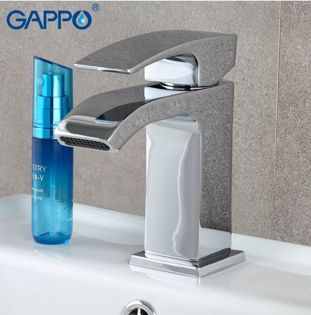 Смеситель для умывальника GAPPO G1007-1, хром - изображение 2