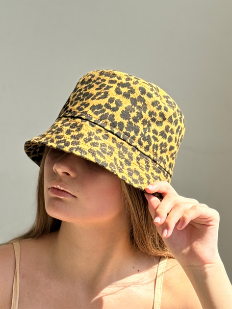 Панама женская летняя с натурального хлопка D.Hats с принтом Лео - Фото 3 Панама женская летняя с натурального хлопка D.Hats с принтом Лео - изображение 3