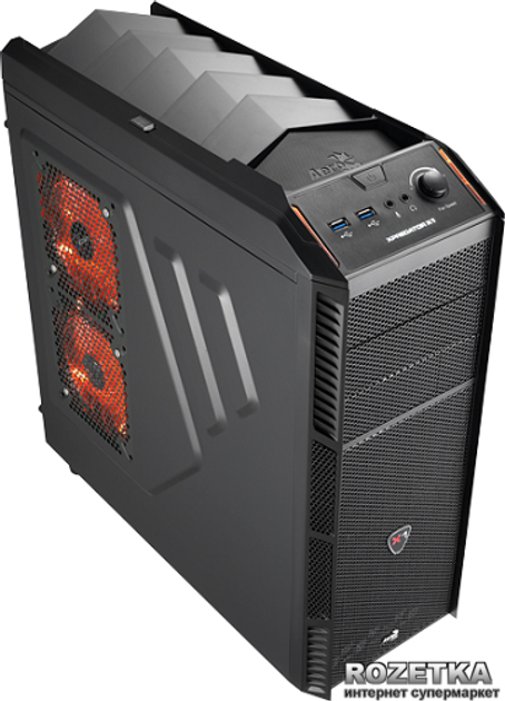 Корпус Aerocool PGS Xpredator X1 Black Edition + VP-550 (54067) – фото ...