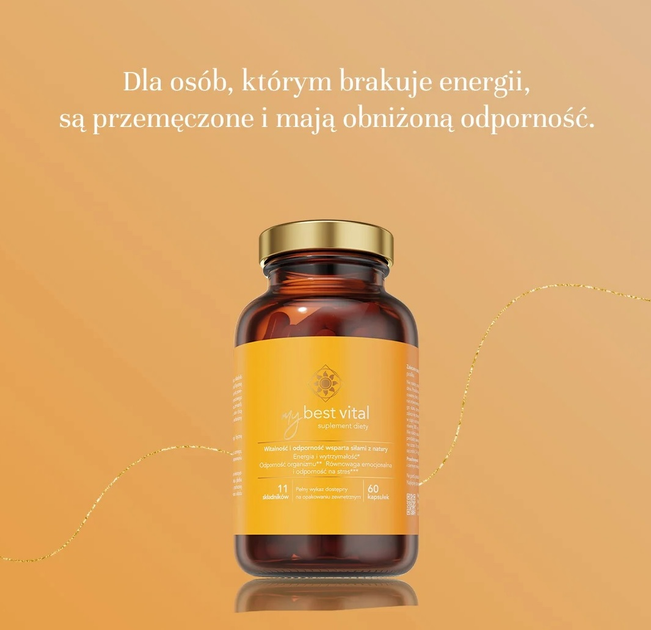 Suplement diety MyBestPharm MyBestVital 60 kapsułek (5904824651279) - obraz 3