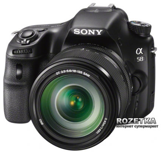 Фотоаппарат Sony Alpha SLT-A58 + Объектив 18-135mm Kit (SLTA58M.CEC ...
