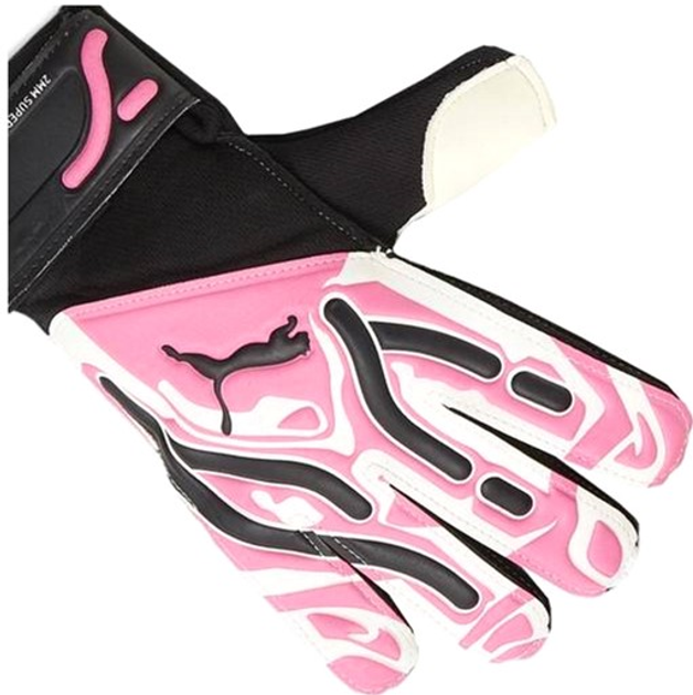 Рукавички футбольні воротарські Puma Ultra Play RC 41862 08 розмір 6 білий + чорний + рожевий (4099685704293) - зображення 3