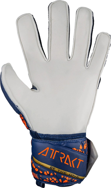 Рукавички футбольні воротарські Reusch Attrak Solid 5470515 4410 розмір 11 синій + сірий (4060485477212) - зображення 3