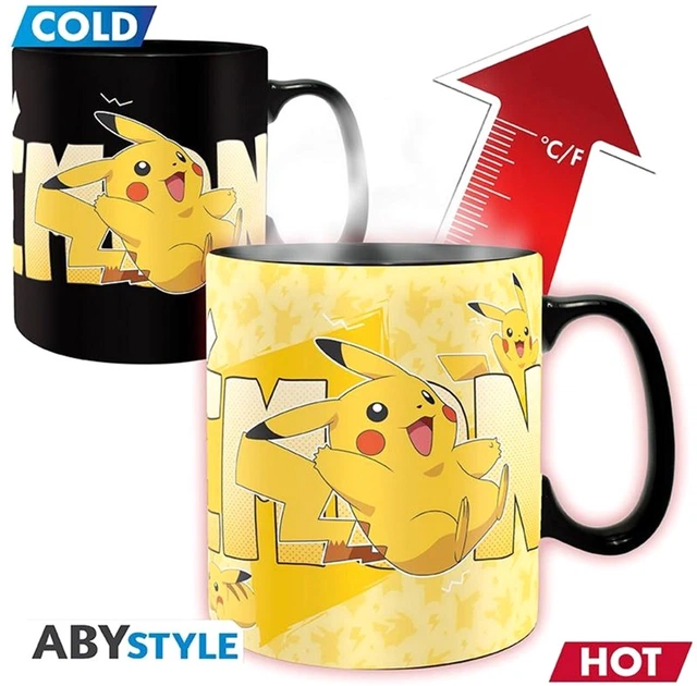 Zestaw prezentowy ABYstyle Pokemon szklanka 400 ml + kubek termoaktywny 460 ml + notatnik Pikachu (3665361078067) - obraz 6
