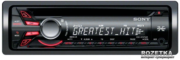 Автомагнітола Sony CDX-GT475UR – фото, відгуки, характеристики в ...