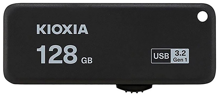 Флеш пам'ять KIOXIA Yamabiko U365 128GB USB 3.0 Black (LU365K128GG4) - зображення 1