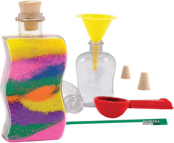 Бутылочки с цветным песком — выездной мастер-класс