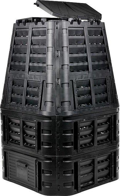 Компостер садовий Ekobat EcoSmart 1000L Black - изображение 3