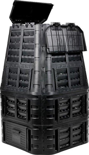 Компостер садовий Ekobat EcoSmart 1000L Black - изображение 4