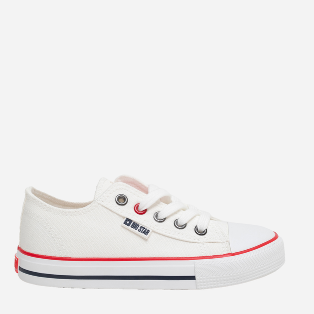 Дитячі кеди для дівчинки Big Star JJ374400 33 Білі від Rozetka на платформі USKIDKA Акція на Дитячі кеди для дівчинки Big Star JJ374400 33 Білі від Rozetka