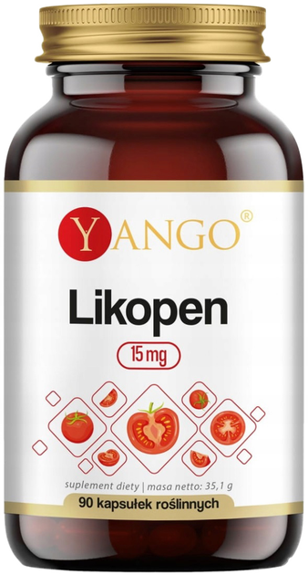 Suplement diety Yango Likopen 15 mg 90 kapsulek (5904194063467) - obraz 1