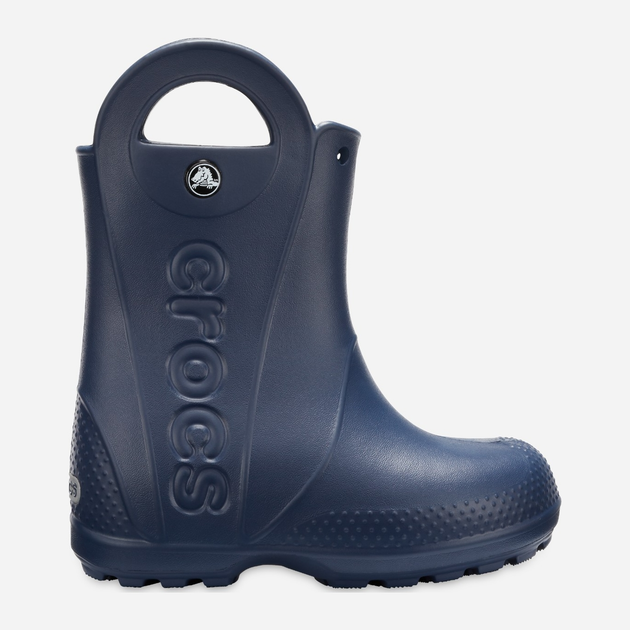 Kalosze chłopięce Crocs Handle Rain Boot Kids 12803-410 32-33 Granatowe (191448182752) - obraz 1