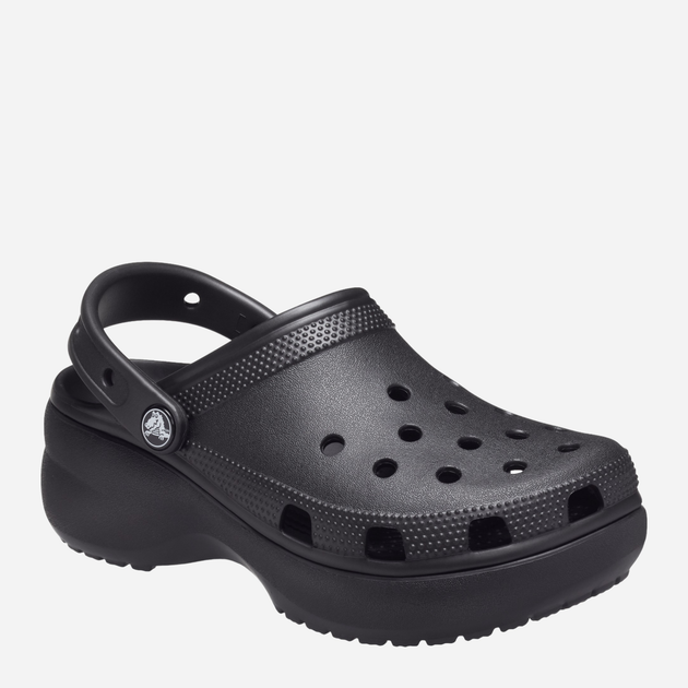 Жіночі крокси Crocs Classic Platform Clog W 206750-001 39,5 Чорні (191448678408) - зображення 2