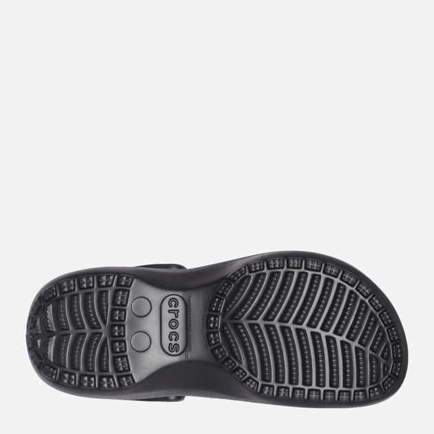 Жіночі крокси Crocs Classic Platform Clog W 206750-001 38,5 Чорні (191448678392) - зображення 6