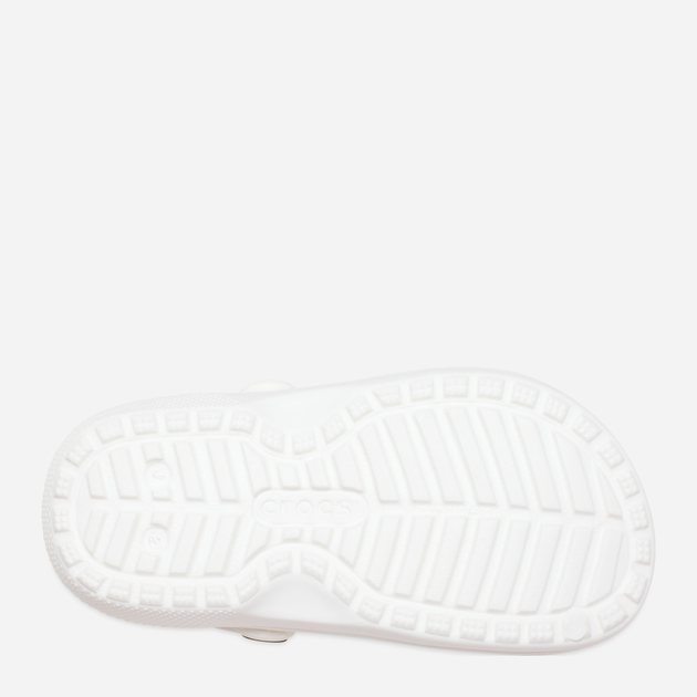 Дитячі крокси-сабо для хлопчика утеплені Crocs Classic Lined Clog Kids 207010-10M 32-33 Білі (191448702325) - зображення 6