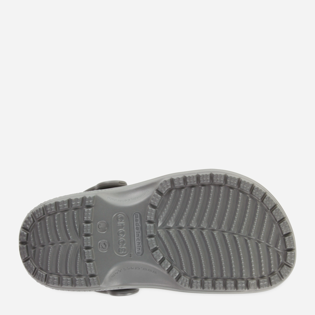 Дитячі крокси-сабо для хлопчика Crocs Classic Kids Clog K 206991-0DA 30-31 Сірі (191448734487) - зображення 6
