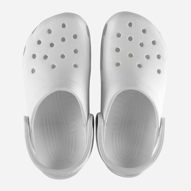 Підліткові крокси-сабо для хлопчика Crocs Classic Kids Clog K 206991-100 37-38 Білі (191448734623) - зображення 4