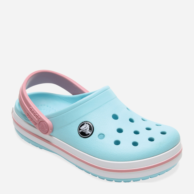 Підліткові крокси для дівчинки Crocs Crocband Kids Clog 207006-4S3 36-37 Блакитні (191448739819) - зображення 2