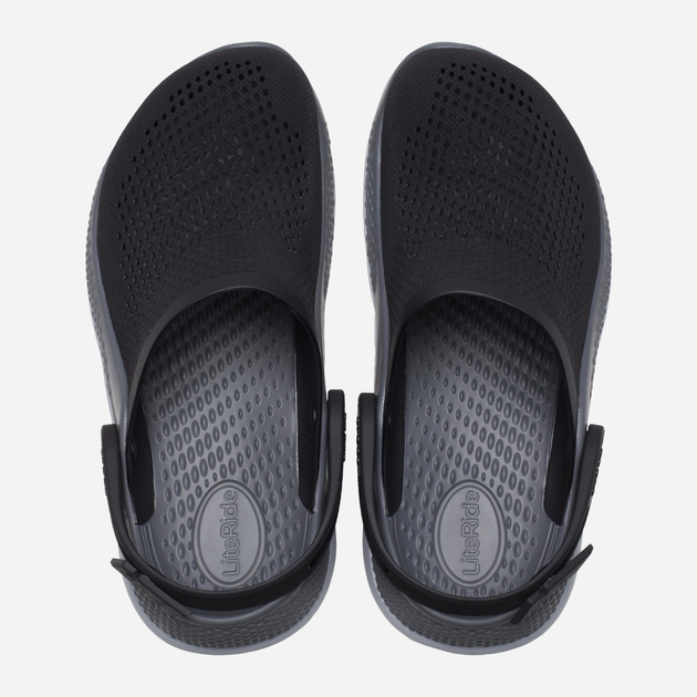 Chodaki męskie Crocs Literide 360 Clog 206708-0DD 45-46 Czarne (191448910904) - obraz 4