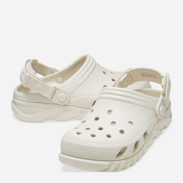 Chodaki męskie Crocs Duet Max II Clog 208776-160 48-49 Mleczne (196265429868) - obraz 3