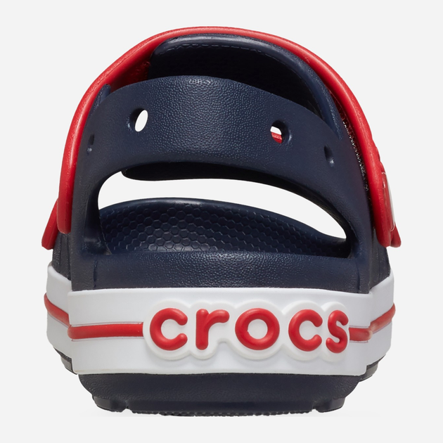 Sandały chłopięce Crocs Crocband Cruiser Sandal T Kids 209424-4OT 27-28 Granatowe z czerwonym (196265604005) - obraz 5