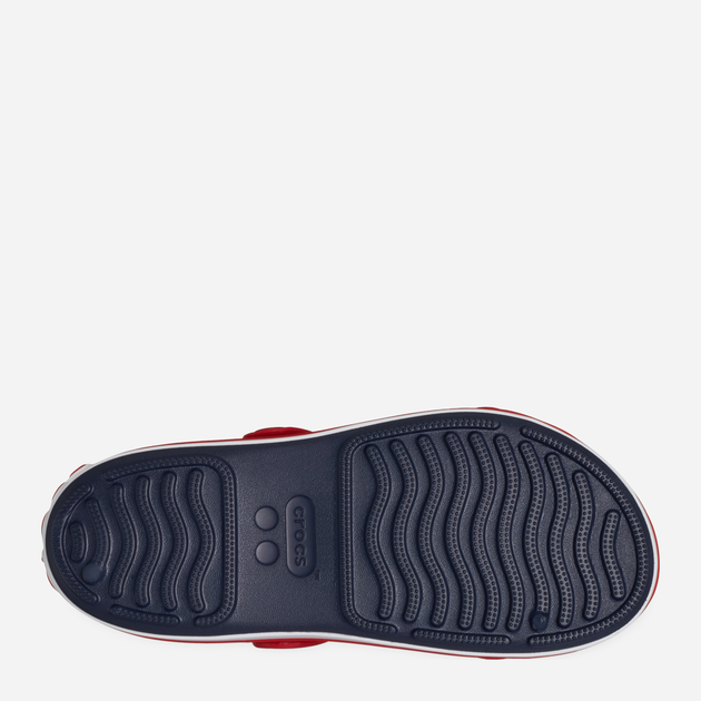 Дитячі сандалії для хлопчика Crocs Crocband Cruiser Sandal T Kids 209424-4OT 25-26 Темно-сині з червоним (196265604067) - зображення 6