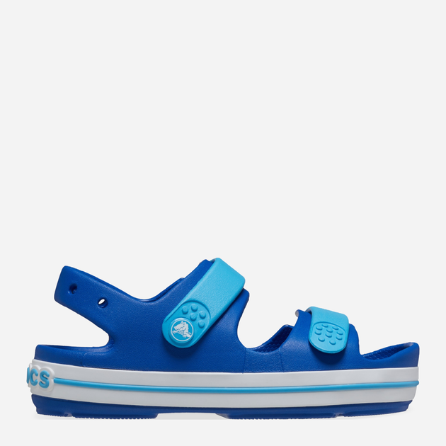 Дитячі сандалії для хлопчика Crocs Crocband Cruiser Sandal T Kids 209424-4PA 25-26 Сині (196265658350) - зображення 1