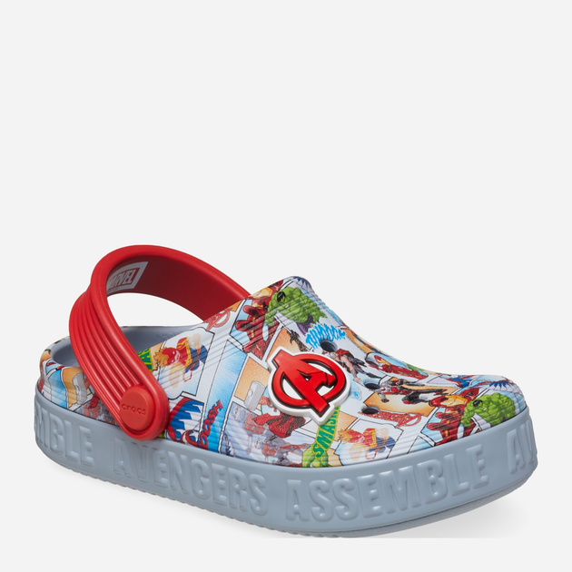 Дитячі крокси для хлопчика Crocs Avengers Off Court Clog T 209945-0ID 27-28 Сірі (196265674176) - зображення 2