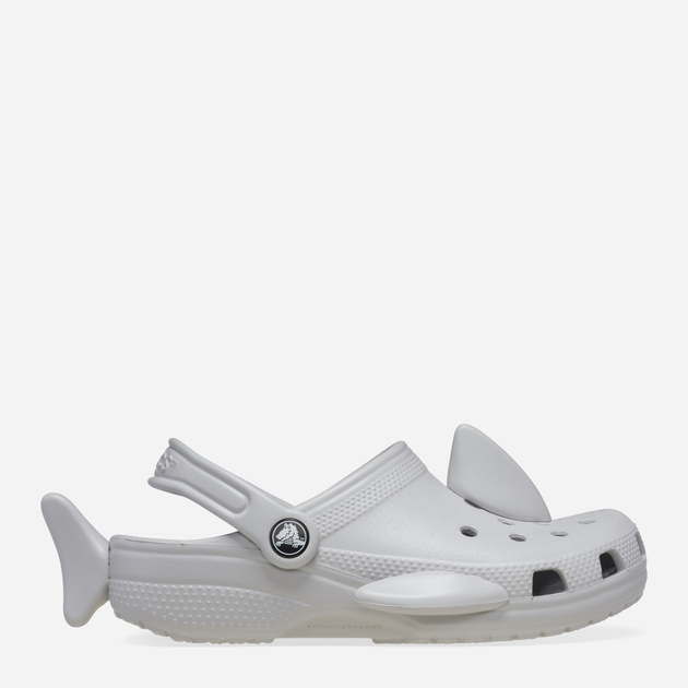 Дитячі крокси для хлопчика Crocs Classic Iam Shark Clog K 210014-1FT 24-25 Сірі (196265679300) - зображення 1