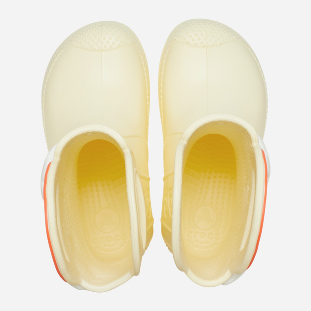 Дитячі гумові чоботи для дівчинки Crocs Handle It Rainbpw Rain Boot Kids 210026-76O 33-34 Молочні (196265679638) - зображення 5