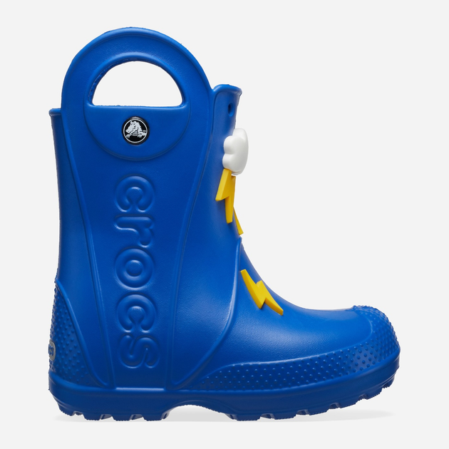 Kalosze chłopięce Crocs Handle It Lightning Bolt Rain Boot Kids 210027-4KZ 28-29 Ciemnoniebieskie (196265679669) - obraz 1