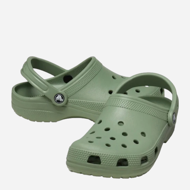 Жіночі крокси Crocs Classic 10001-308 41-42 Зелені (196265698912) - зображення 4