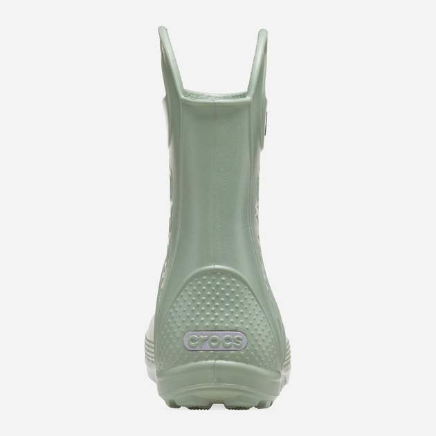 Дитячі гумові чоботи для хлопчика Crocs Handle Rain Boot Kids 12803-308 33-34 Салатові (196265744565) - зображення 6